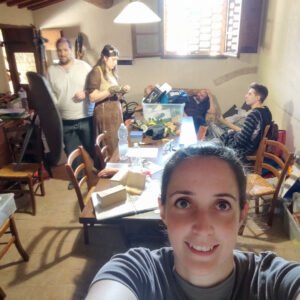 Sala master durante un evento Larp