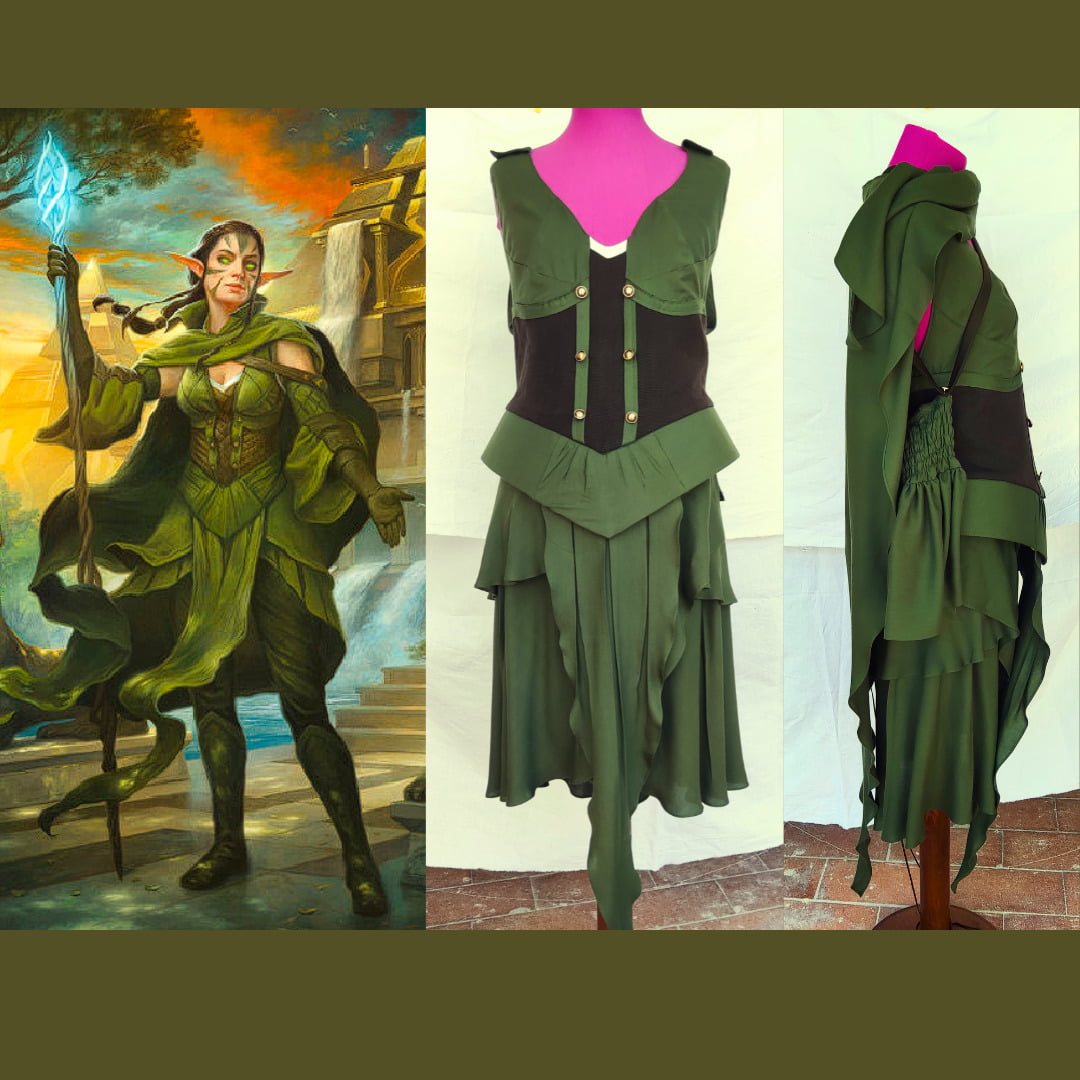 Cosplay Nissa di Magic the Gathering; Planeswalker